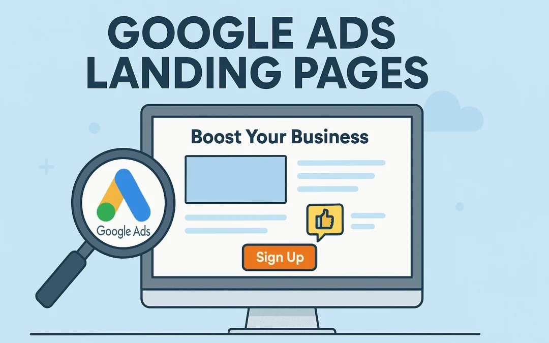 Landing Page Google Ads: cum creați o pagină care transformă vizitatorii în clienți