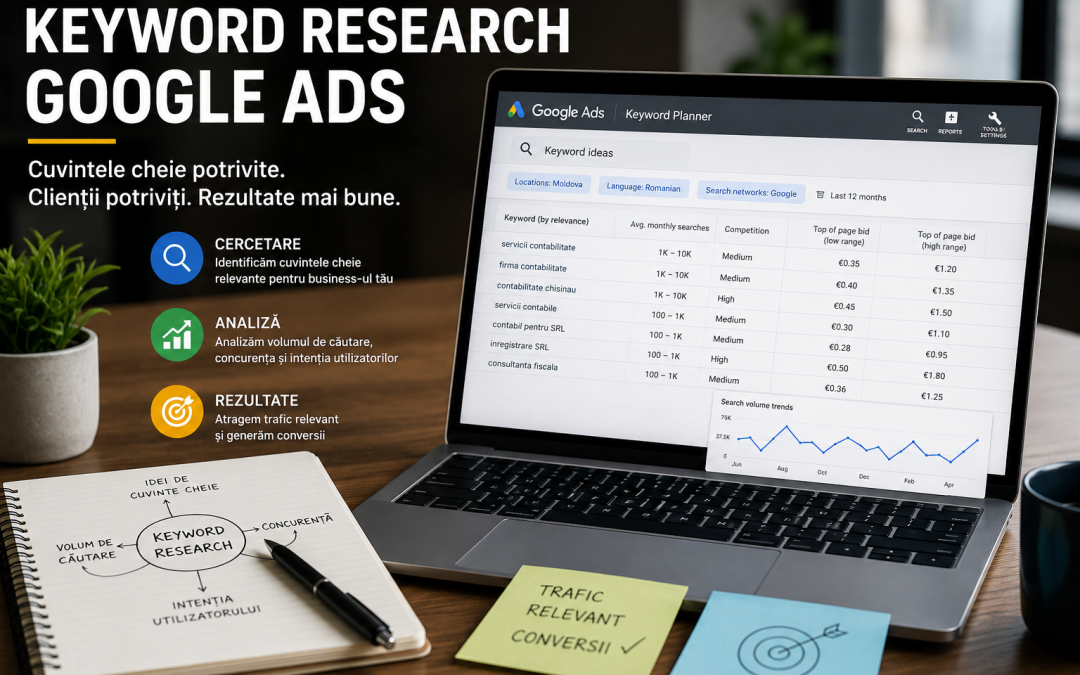 Keyword Research Google Ads: cum alegeți cuvintele cheie care generează clienți